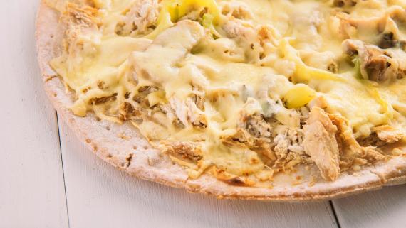 Gluten Free Pizza with Chicken, Cream cheese & Yellow cheese, Frozen