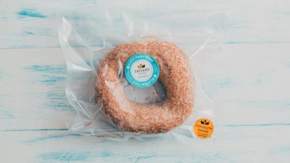 Gluten Free Round Sesame Bagel, Pre-cooked Frozen